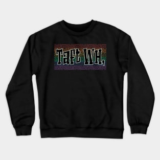 LGBTQ PATTERN AMERICA TAFT Crewneck Sweatshirt